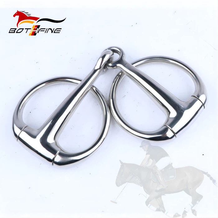 Stainless Steel Hollow Mouth Eggbutt Snaffle